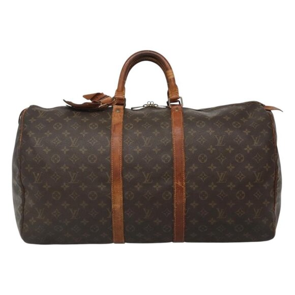LOUIS VUITTON Monogram Keepall 55 Boston Bag - Picture 10 of 15